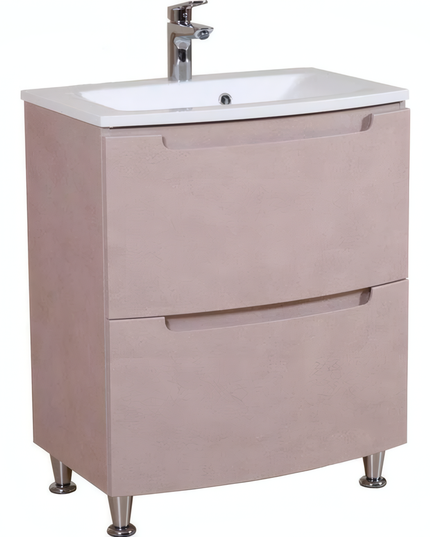 Mobilier de baie pe pardoseală Headway beton-beige