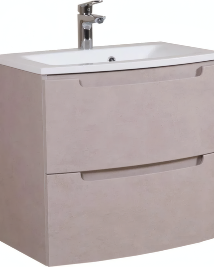 Mobilier de baie suspendat Headway beton-beige