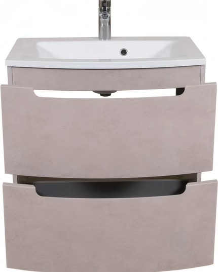 Mobilier de baie suspendat Headway beton-beige