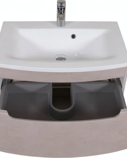 Mobilier de baie suspendat Headway beton-beige