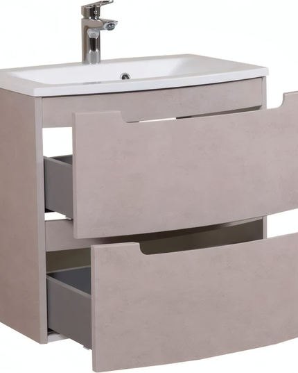 Mobilier de baie suspendat Headway beton-beige
