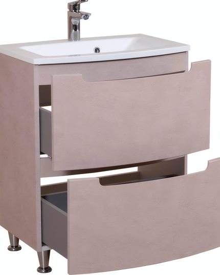 Mobilier de baie pe pardoseală Headway beton-beige