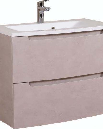 Mobilier de baie suspendat Headway beton-beige