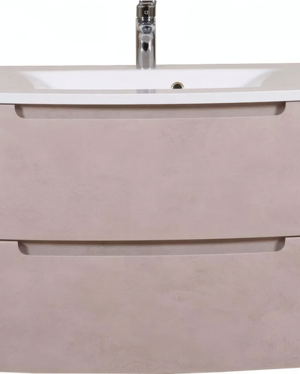 Mobilier de baie suspendat Headway beton-beige