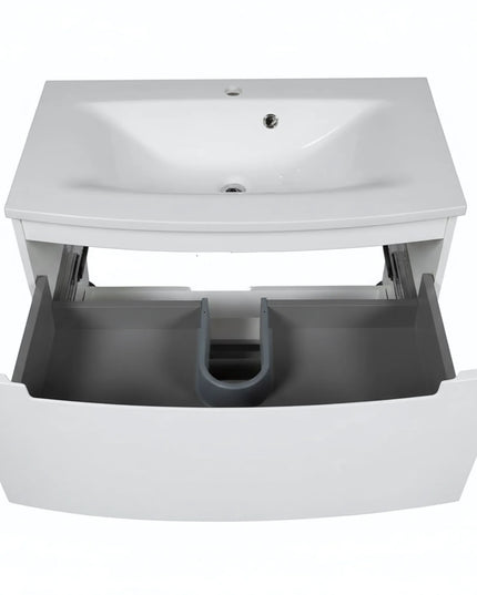 Set baie Headway – mască pe pardoseală cu lavoar ceramic