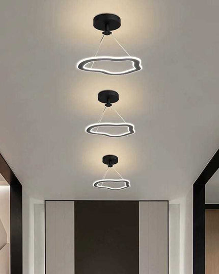 Lustră LED 27W Negru – Iluminare Modernă cu 3 Funcții de Lumină - 8058 BK