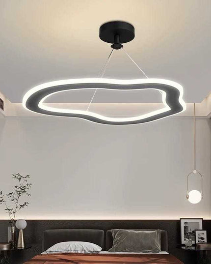 Lustră LED 27W Negru – Iluminare Modernă cu 3 Funcții de Lumină - 8058 BK