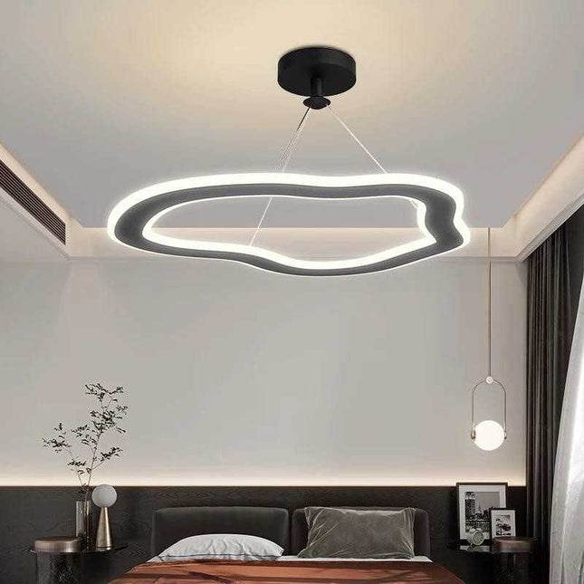 Lustră LED 27W Negru – Iluminare Modernă cu 3 Funcții de Lumină - 8058 BK
