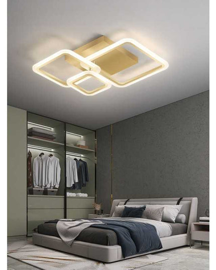 Lustră LED Auriu cu Telecomandă G 3816/3 GD