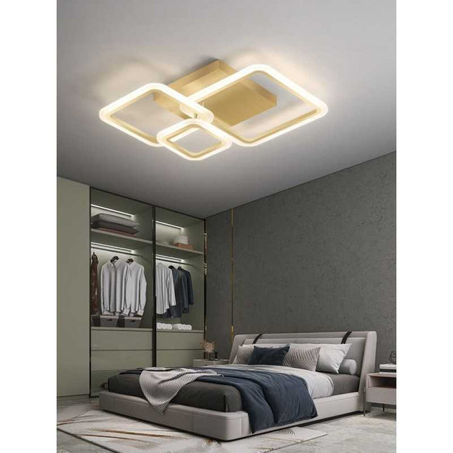 Lustră LED Auriu cu Telecomandă G 3816/3 GD