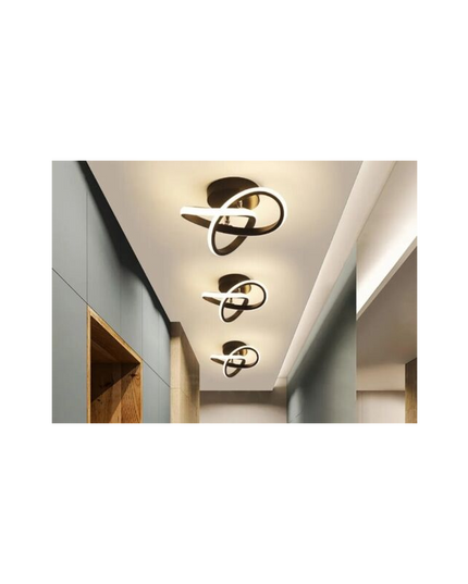 Lustră LED Black 24W – Design Versatil și Iluminare Eficientă - 3570/240MM NEGRU