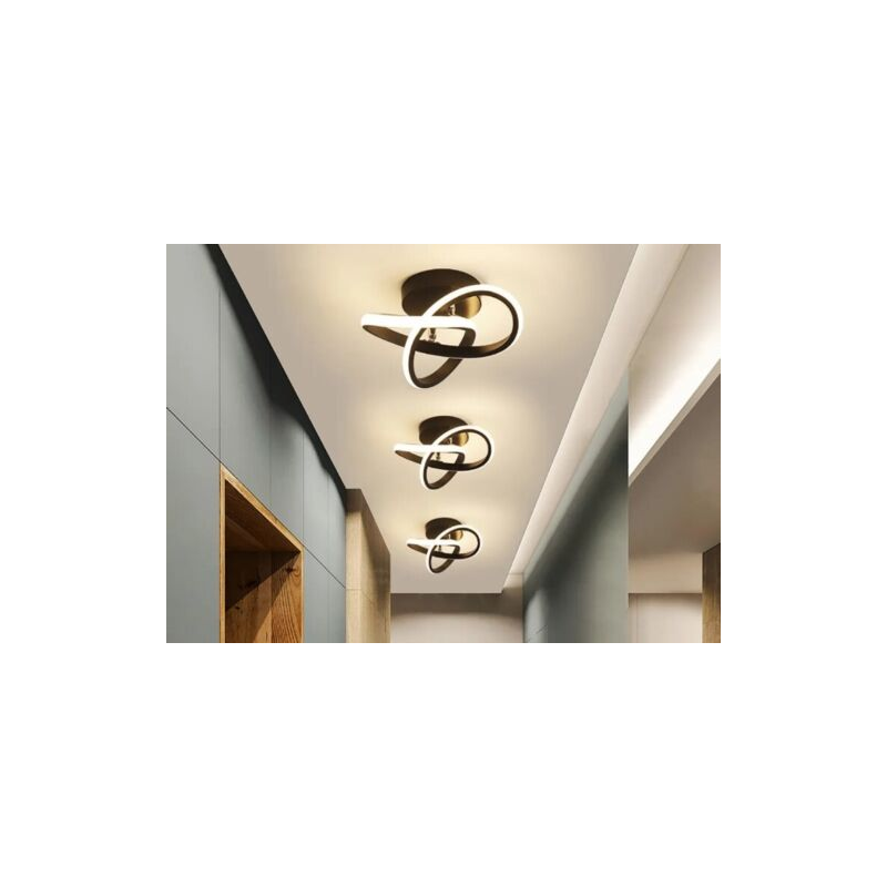 Lustră LED Black 24W – Design Versatil și Iluminare Eficientă - 3570/240MM NEGRU
