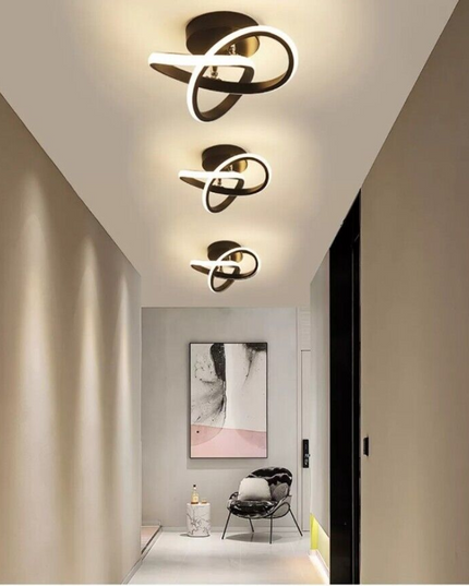 Lustră LED Black 24W – Design Versatil și Iluminare Eficientă - 3570/240MM NEGRU