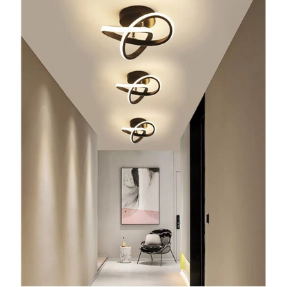 Lustră LED Black 24W – Design Versatil și Iluminare Eficientă - 3570/240MM NEGRU