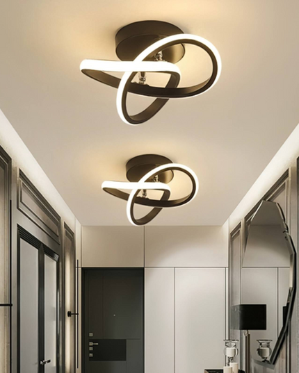 Lustră LED Black 24W – Design Versatil și Iluminare Eficientă - 3570/240MM NEGRU