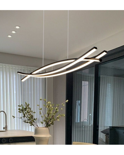 Lustră LED Modernă – Eleganță și Iluminare Eficientă - G3937 BK