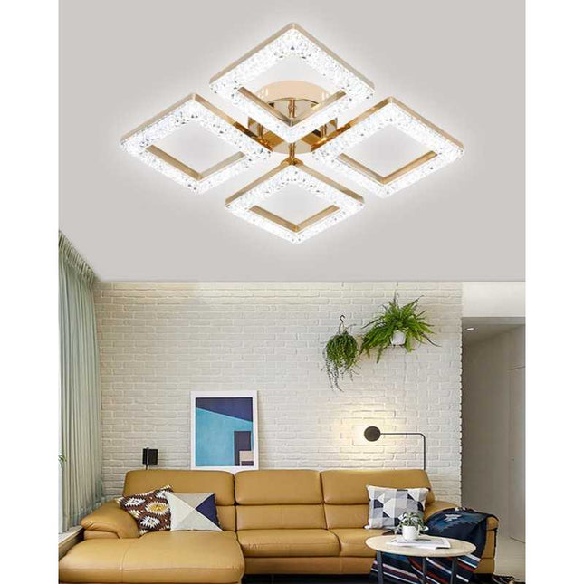 Lustra LED cu Telecomandă WiFi 2.4G – Eleganță și Confort la Superlativ - G4023/4