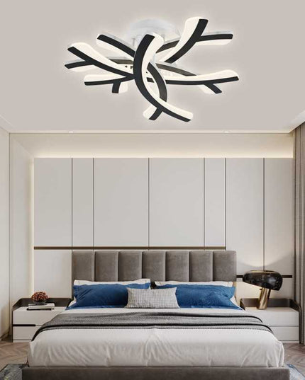 Lustră LED cu Telecomandă WiFi 2.4G – Iluminare Inteligentă și Versatilă  G3820/6 BK