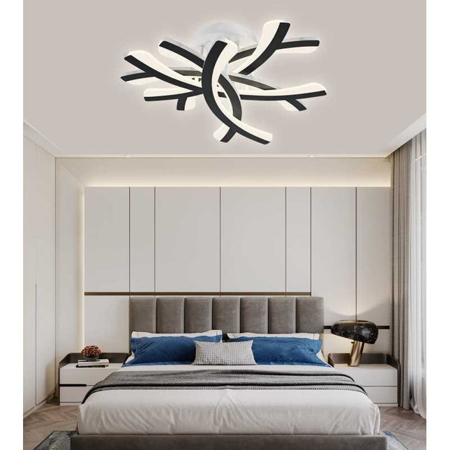 Lustră LED cu Telecomandă WiFi 2.4G – Iluminare Inteligentă și Versatilă  G3820/6 BK