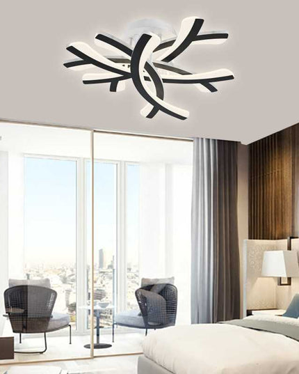 Lustră LED cu Telecomandă WiFi 2.4G – Iluminare Inteligentă și Versatilă  G3820/6 BK