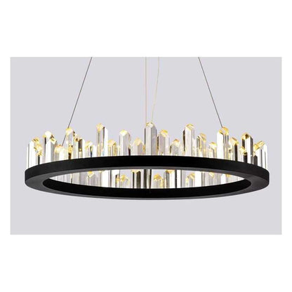 Lustră LED Cristal D60cm cu Telecomandă WiFi 2.4G – Eleganță și Tehnologie la Superlativ - G4106/600