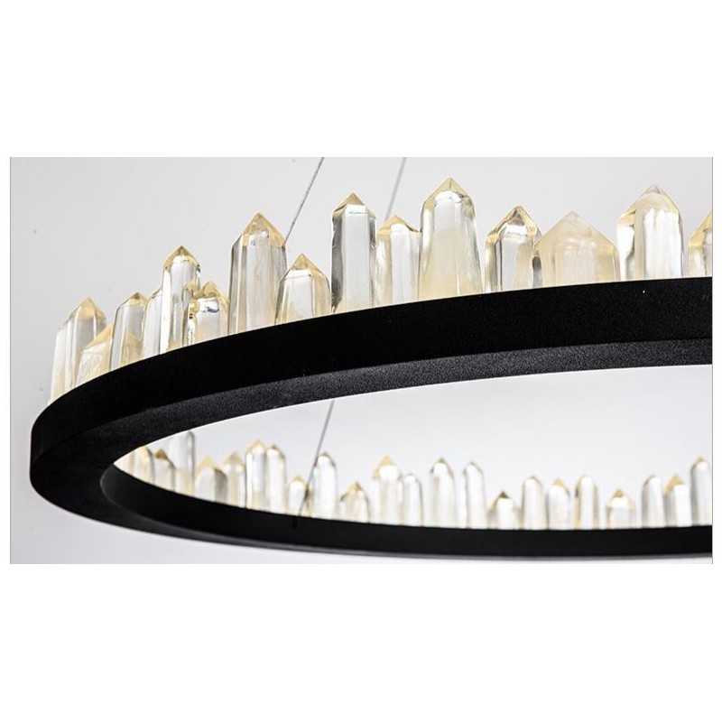 Lustră LED Cristal D60cm cu Telecomandă WiFi 2.4G – Eleganță și Tehnologie la Superlativ - G4106/600
