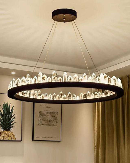 Lustră LED Cristal D60cm cu Telecomandă WiFi 2.4G – Eleganță și Tehnologie la Superlativ - G4106/600