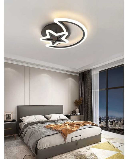 Lustră LED Lună & Stea Neagră G3553 BK