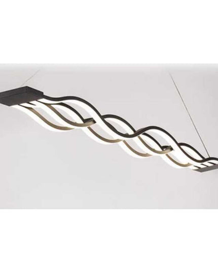 Lustră LED Neagră cu Telecomandă – Eleganță și Iluminare Personalizată G20235 BK