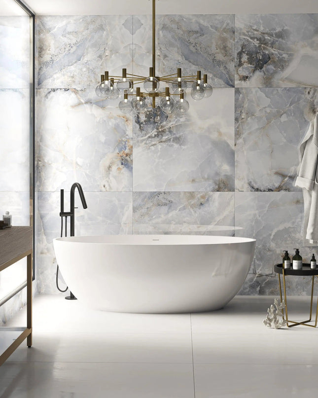 Cadă din compozit albă lucioasă Madonna