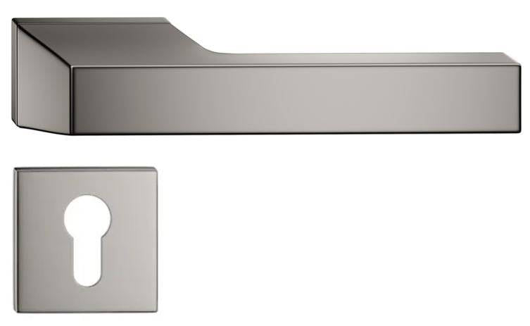 Mânere uși Maxima – Finisaj Titan cu Rozetă Yală Inclusă