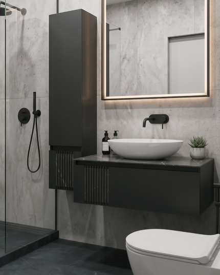 Mobilier de baie suspendat Manhattan , Antracit