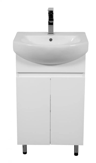 Mobilier de baie pe pardoseală Sity, Alb