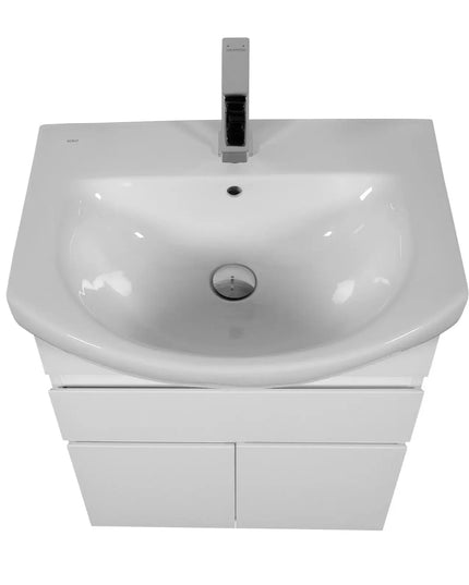 Mobilier de baie pe pardoseală Sity, Alb