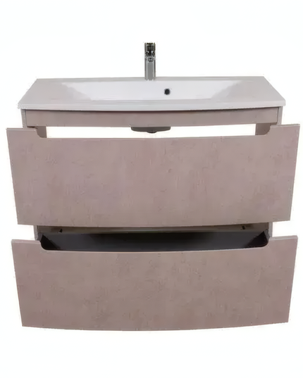 Mobilier de baie pe pardoseală Headway beton-beige