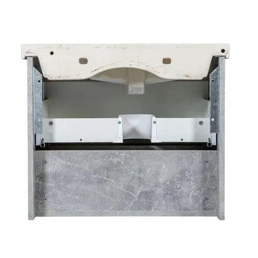 Mobilier de baie suspendat Edda, Beton