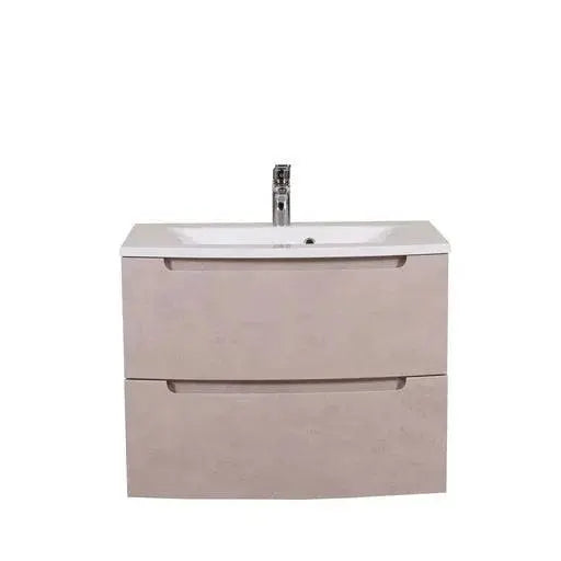 Mobilier de baie suspendat Headway beton-beige
