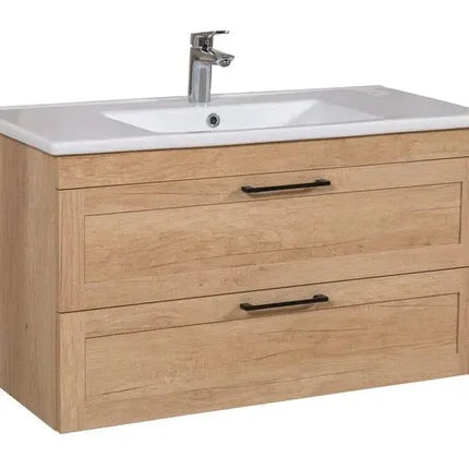 Mobilier de baie suspedat Inari, Oak Nebraska