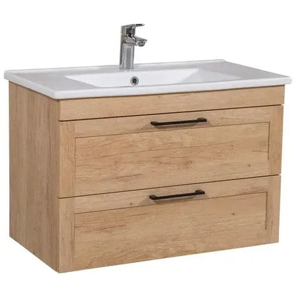 Mobilier de baie suspedat Inari, Oak Nebraska