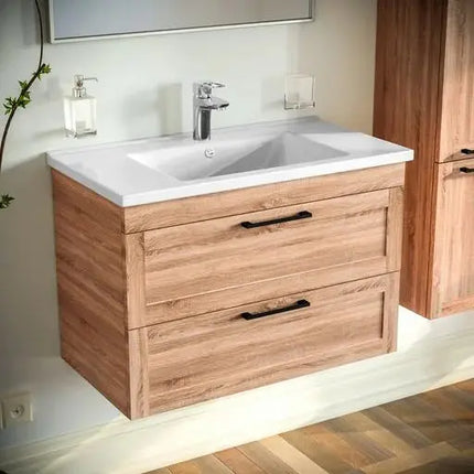 Mobilier de baie suspedat Inari, Oak Nebraska