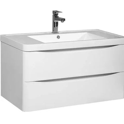 Mobilier de baie suspendat Vista, Alb