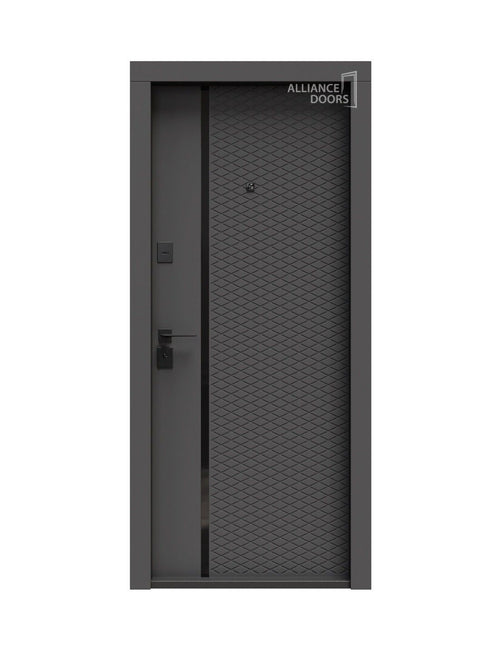 Usa intrare milano (soft touch gri /alb mat interior)