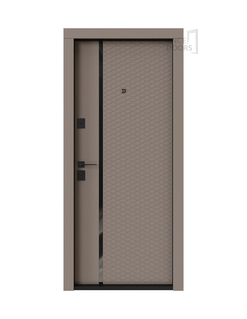 Usa Intrare Milano (maro soft touch / alb mat interior)