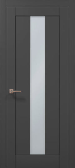 Ușa ML 01 – Minimalism cu sticlă satinată centrală / Millenium - Carlo Porte