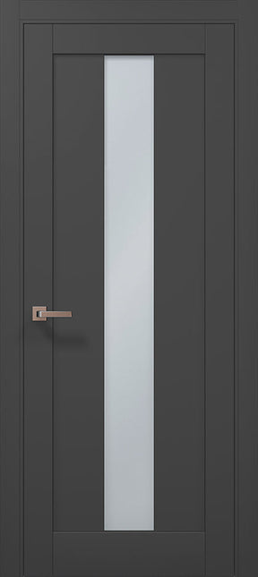 Ușa ML 01 – Minimalism cu sticlă satinată centrală / Millenium - Carlo Porte