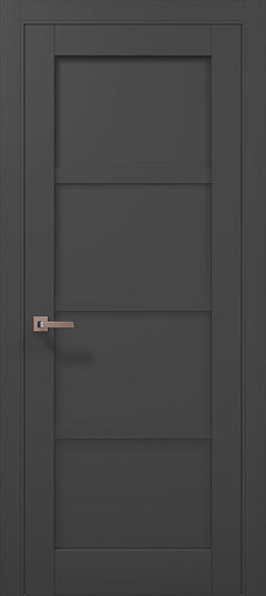 Ușă de interior ML 33 – Design minimalist cu 3 traverse orizontale / Millenium - Carlo Porte