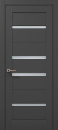 Ușă de interior ML 57 – Modernă, cu 4 inserții mate / Millenium - Carlo Porte