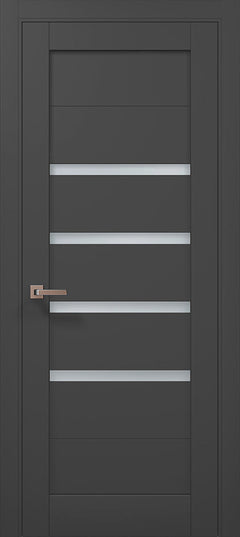 Ușă Interior ML-59 – Design Modern cu 4 Inserții Satinate / Millenium - Carlo Porte