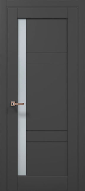 Ușă de interior Millenium ML 644 – Eleganță echilibrată cu fereastră verticală laterală / Millenium - Carlo Porte