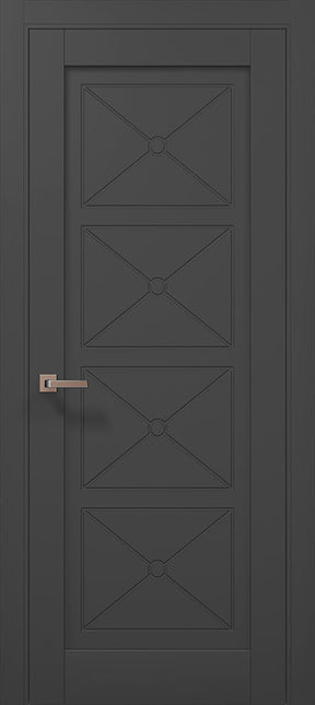 Ușă de interior ML 712 – Design simetric cu 4 panouri încrustate / Millenium - Carlo Porte